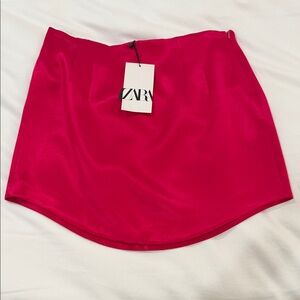 Zara Women's Pink mini  Skirt